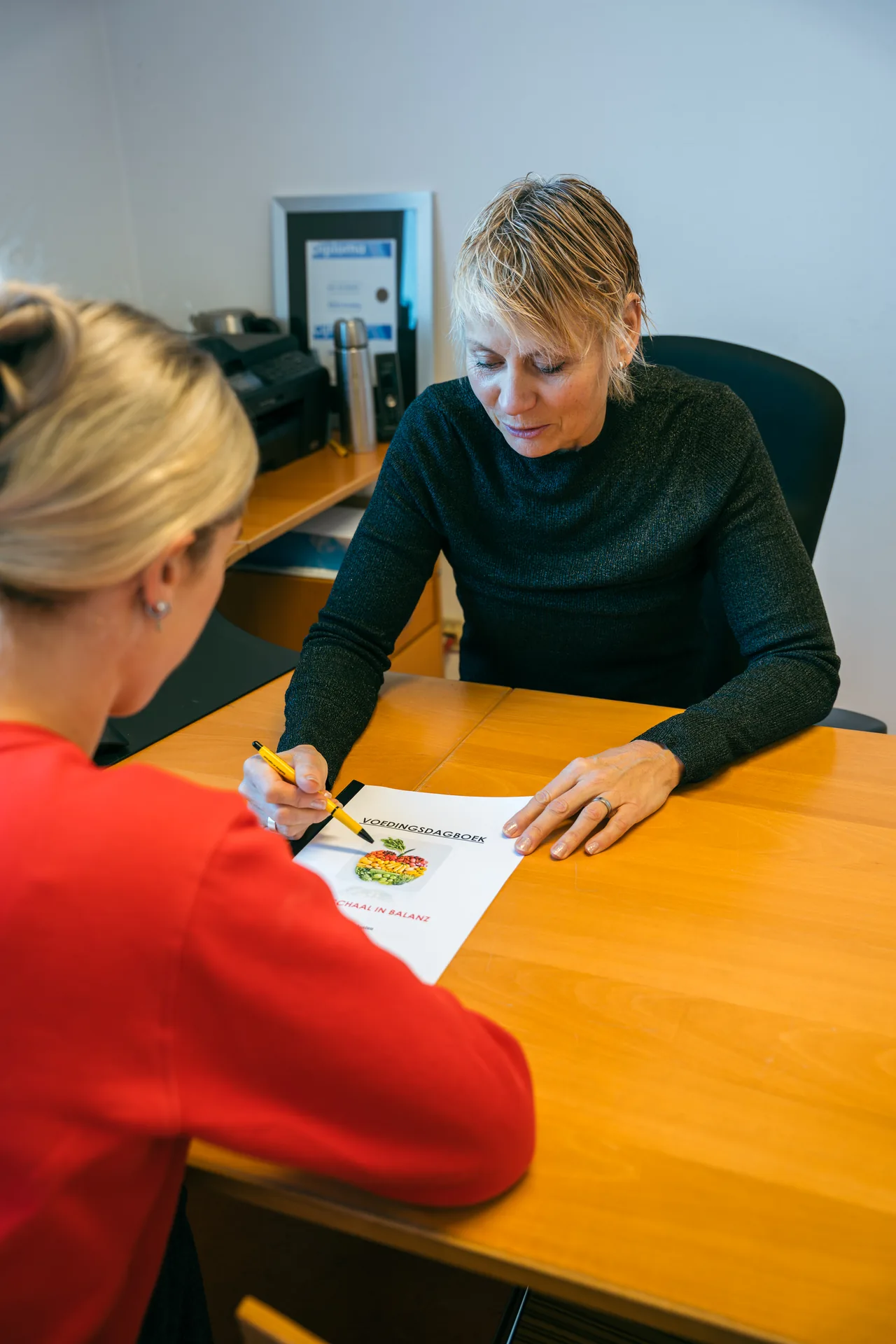 Een persoonlijk voedingsgesprek aan tafel