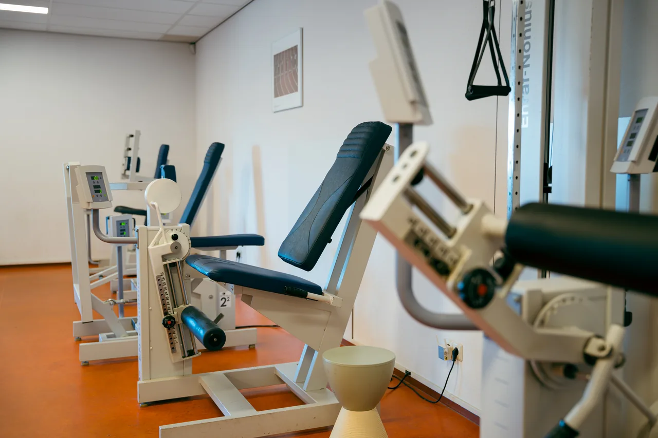 Apparatuur in de trainingszaal